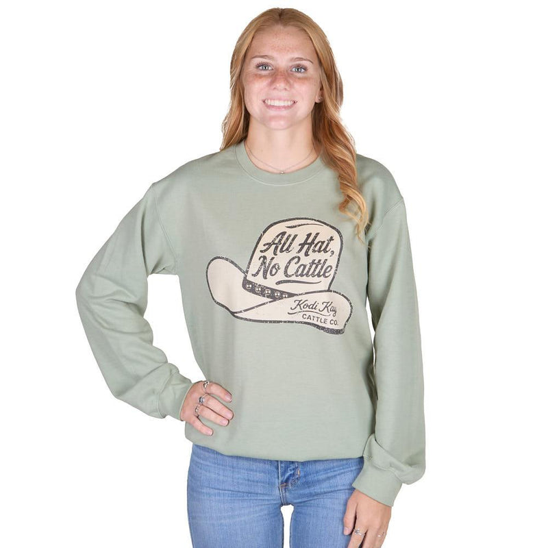 Women's All Hat No Cattle Sweatshirt