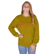 Chartreuse Luck Be Cowboy Pullover
