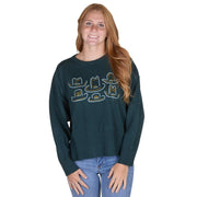 Green Tip Your Hatz Sweater