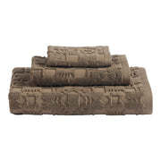 Sculpted Stone 3 Piece Towel Set
