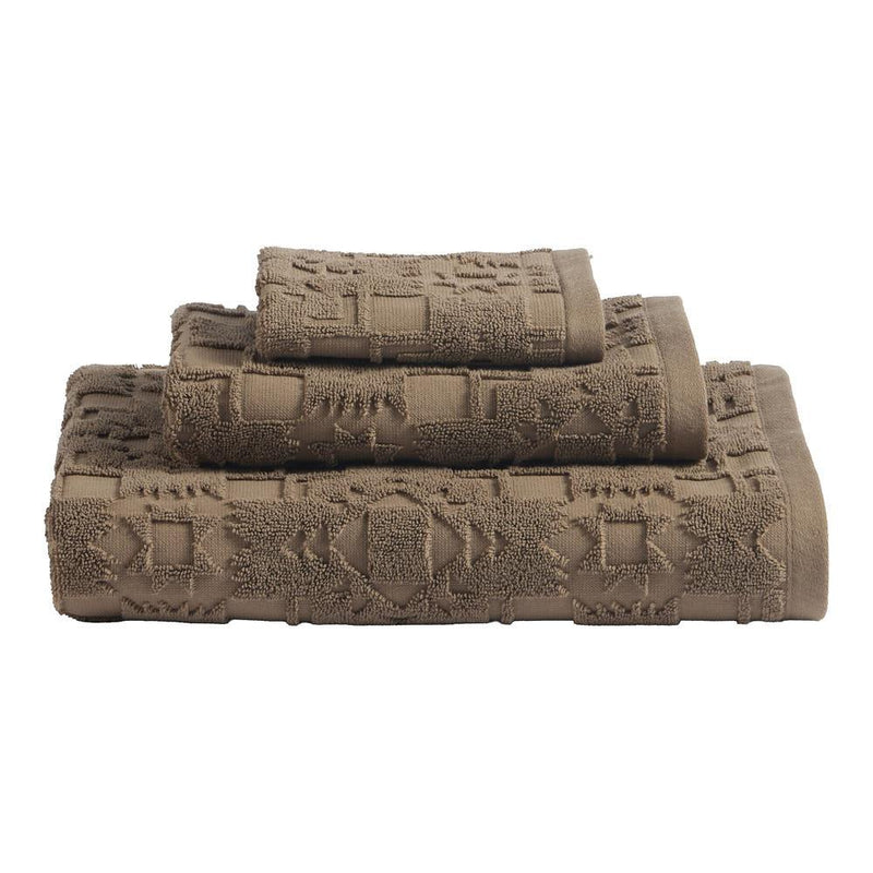 Sculpted Stone 3 Piece Towel Set