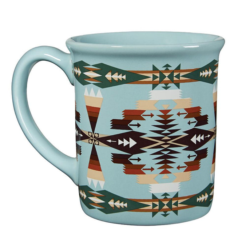 Tucson Aqua Jacquard Mug