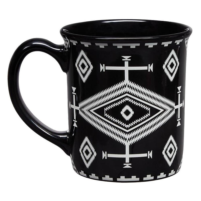 Los Ojos Black Mug
