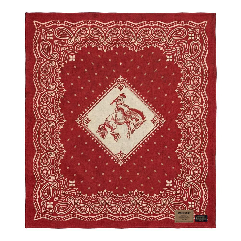 Rodeo Spirit Red Throw