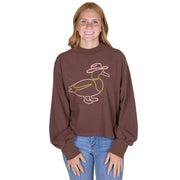 Women's Waddle Waddle West Brown Top