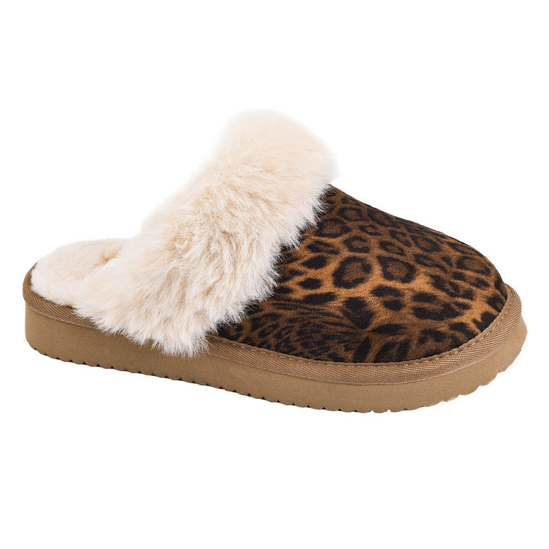 Women Lets Order In Twisted Leopard Slipper