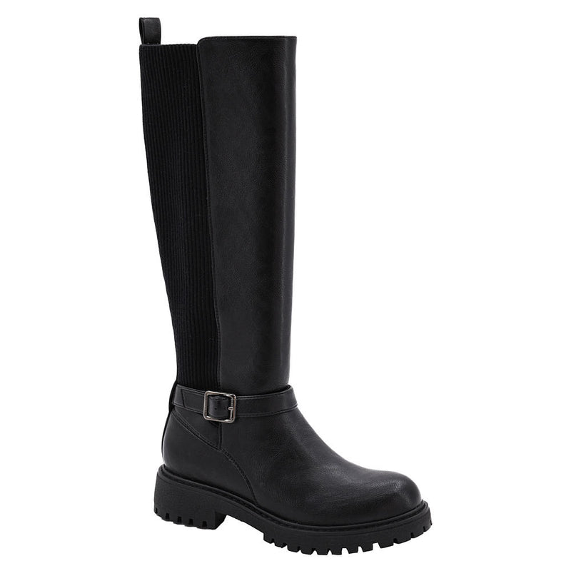 Women's Lets Grab Coffee Black Tall Boot