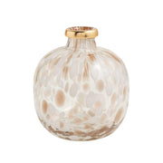 Large White and Gold Tortoise Vase
