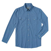 Men's Off-Road Blue StockYard Long Sleeve Shirt