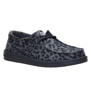 Women's Wendy Stretch Jersey Leopard Charcoal Casual