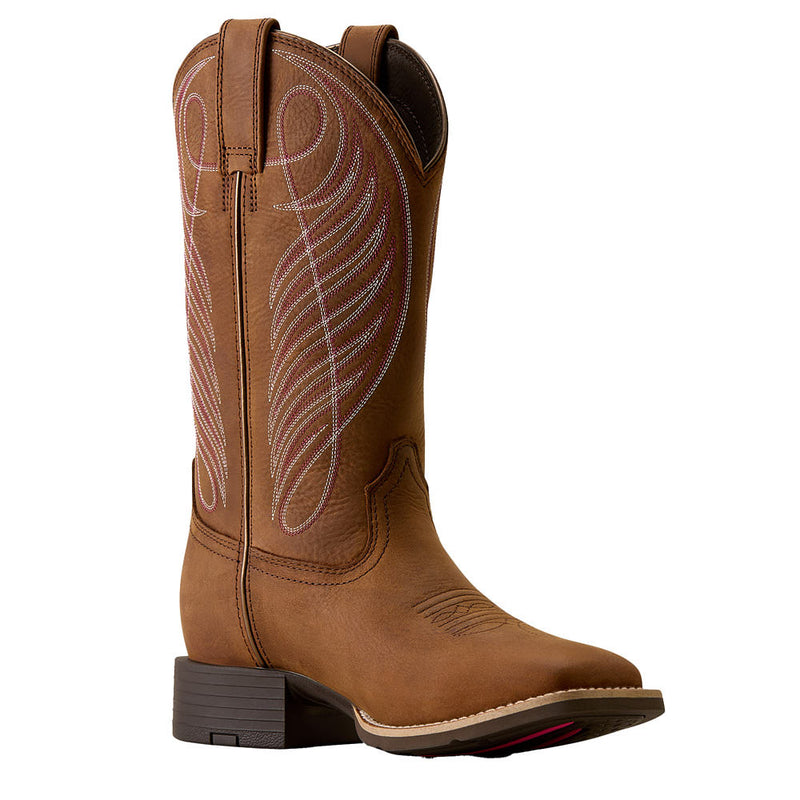 Women's Round Up Waterproof Brown Vamp 11in Matching Top Boot