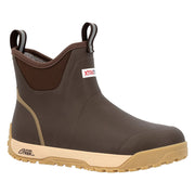 Men's Dark Brown Ice Fleece Lined Ankle Deck Boot