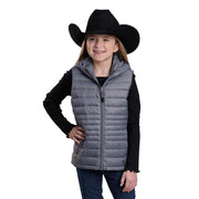 Girl's Grey Crushable Vest