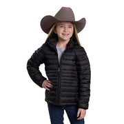 Girl's Black Crushable Jacket