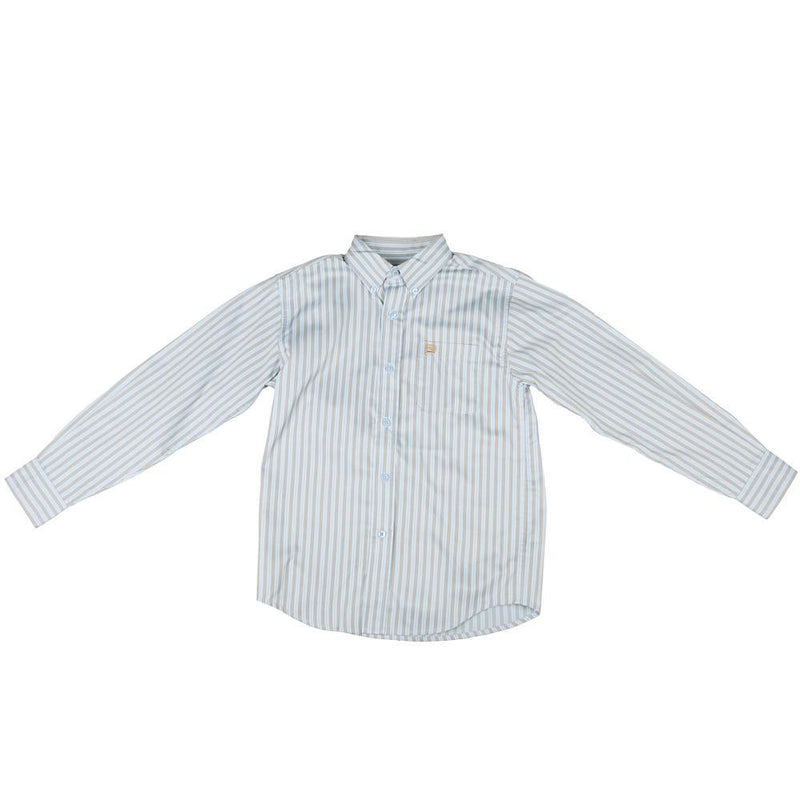 Boy's Light Blue Stripe Shirt