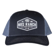 Ranch Black & Graphite Rubber Patch Cap