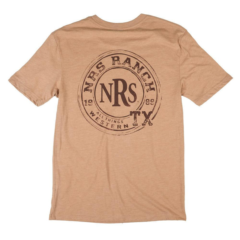 Ranch TX Russet Round Logo Tee Shirt