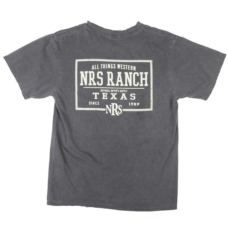 Ranch Texas Bucking Horse Grey Tee Shirt