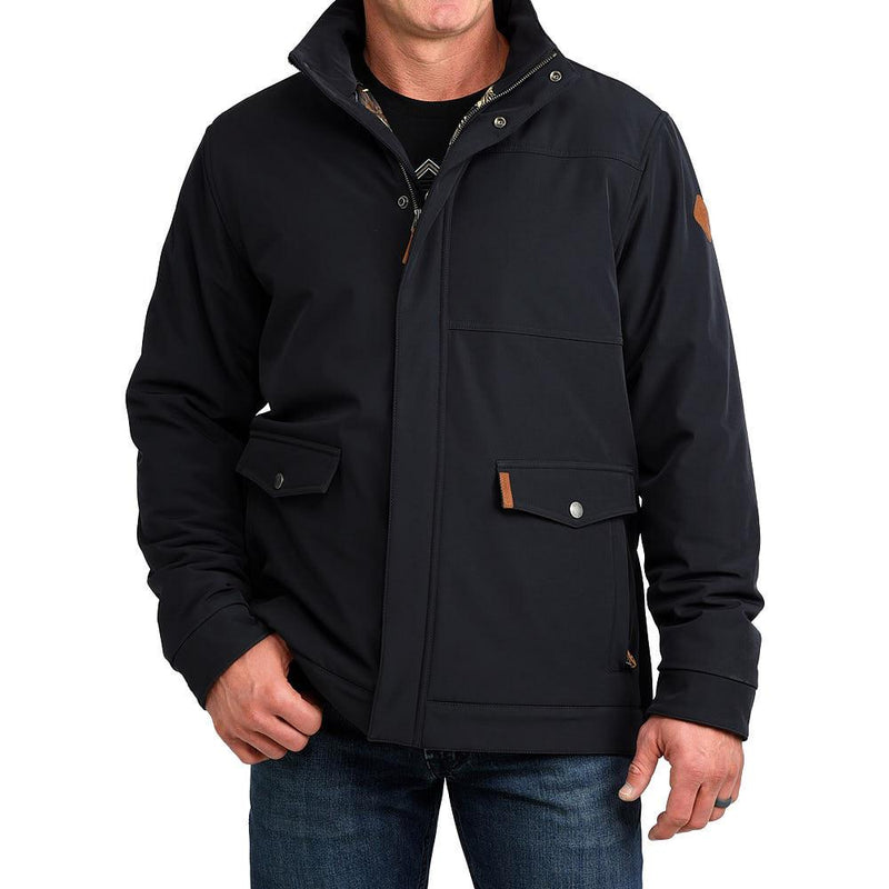 Men's Black 3/4 Bonded Jacket