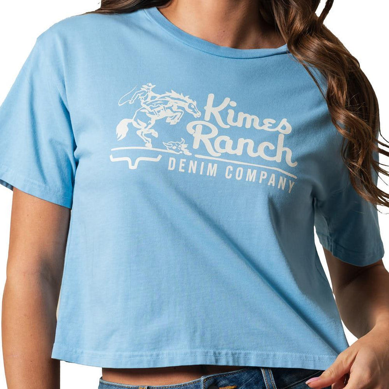 Women's Faded Denim Davona Dale Tee Shirt