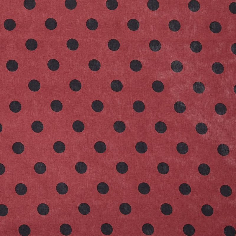 Wine Polka Dot Wild Rag