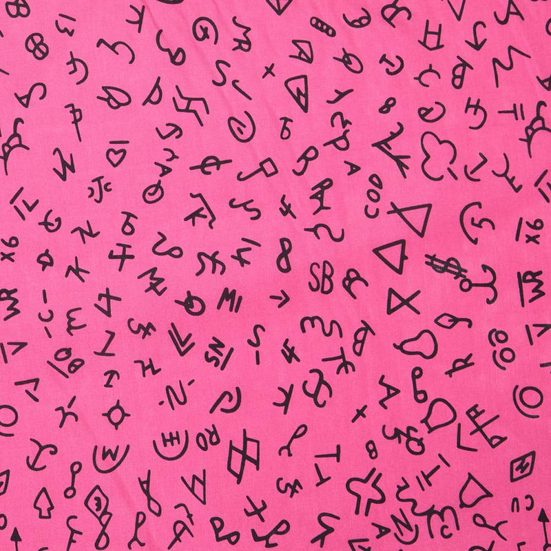 Dark Pink Brand Wild Rag