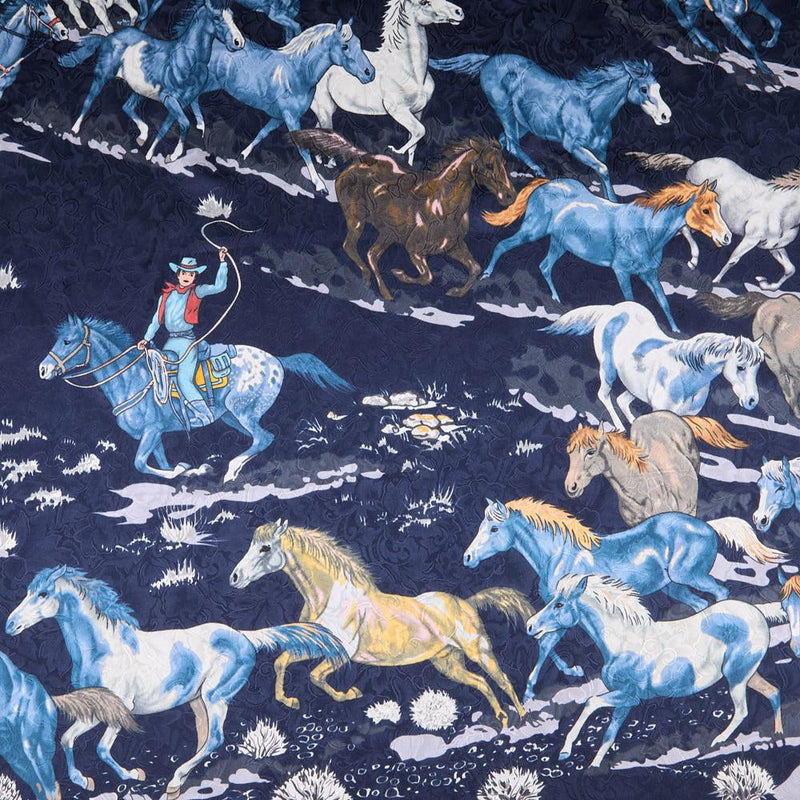 Stampede Navy Wild Rag