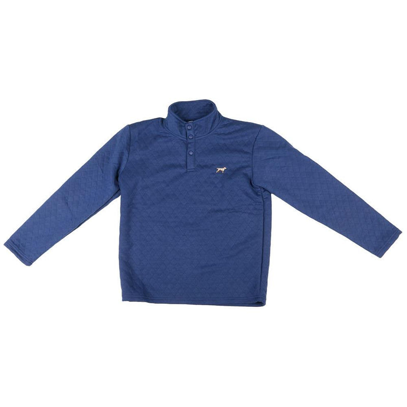 Boy's Blue Diamond Patterned Pullover