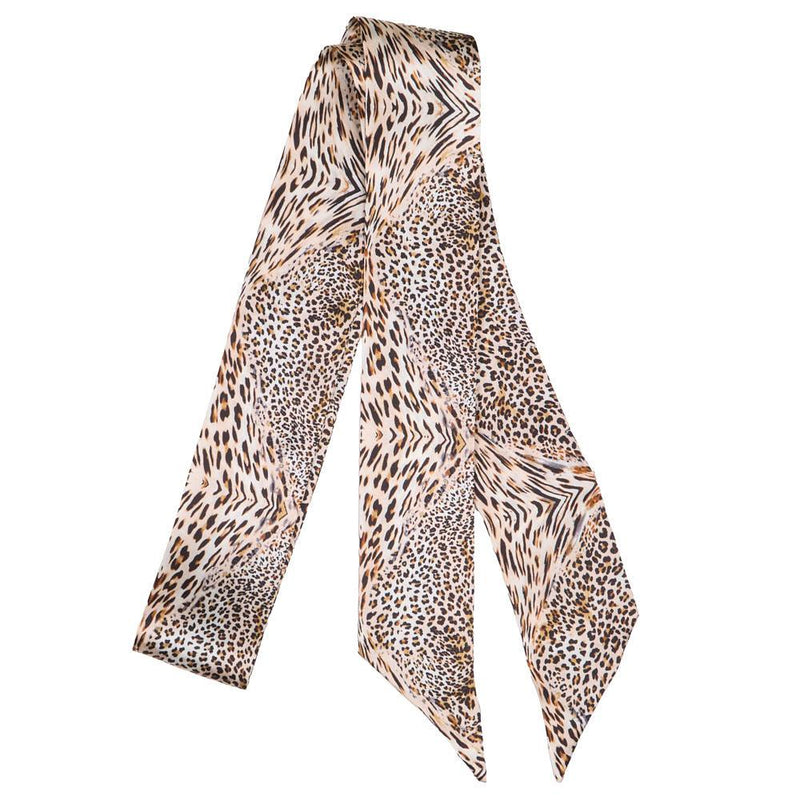Leopard Charmeuse Twilly