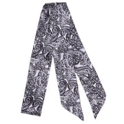 Silver Smoke Paisley Twilly