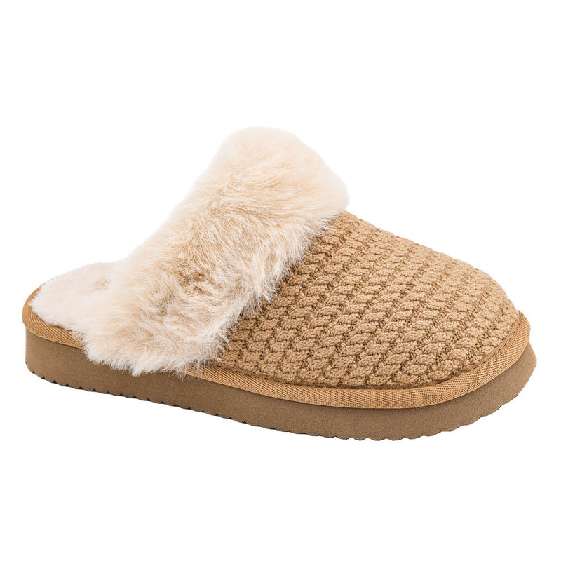 Women's Let's Order In Camel Slipper