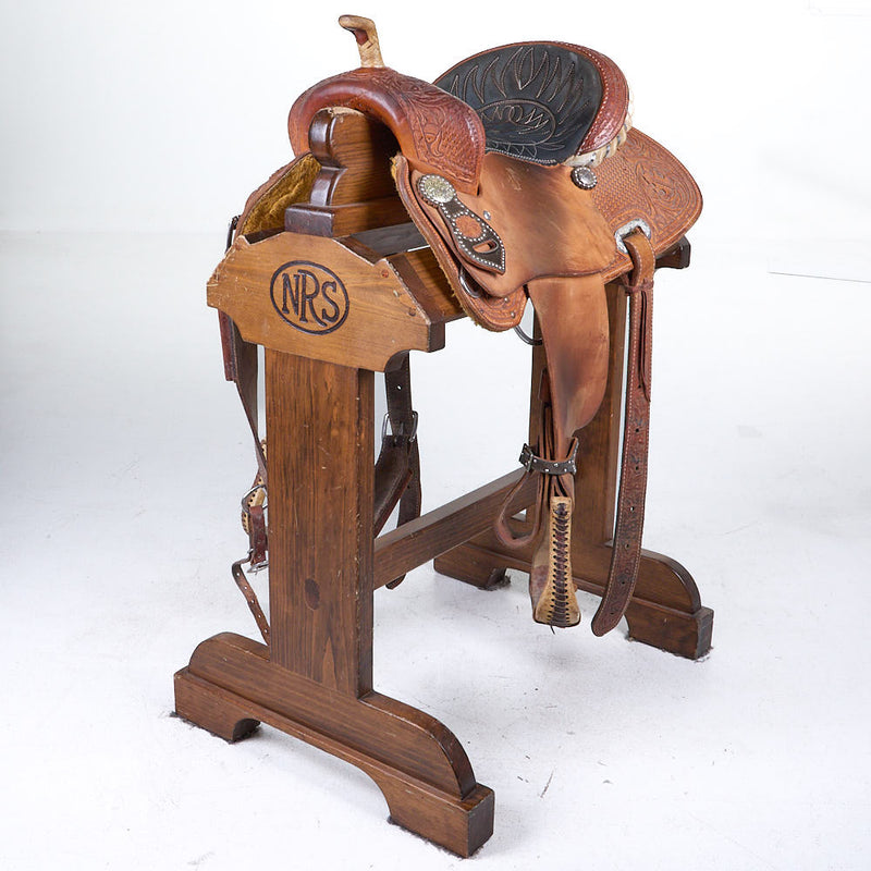 Used 14in 1/2 Breed Combo Tooled Barrel Saddler