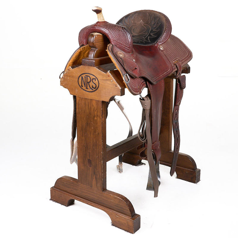 Used 14.5in Basket Tooled Barrel Saddle