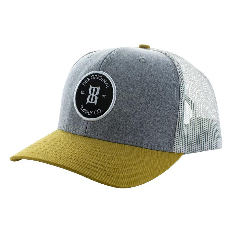 Bosc Heather Grey & Tan Cap