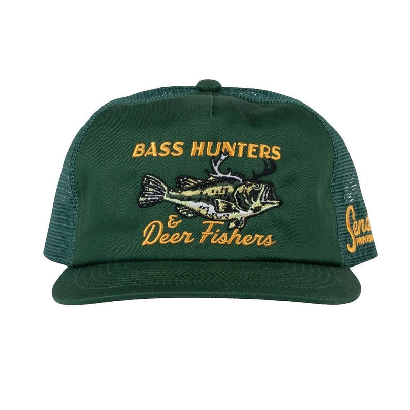 Men's Green Deer Fishers Cap