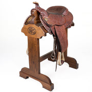 Used 14.5in Full Floral Tooled Pleasure Saddle