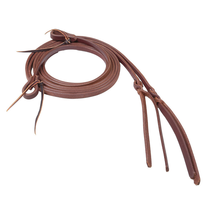 5/8in Heavy Oiled Split Reins with Blood Knot Ends
