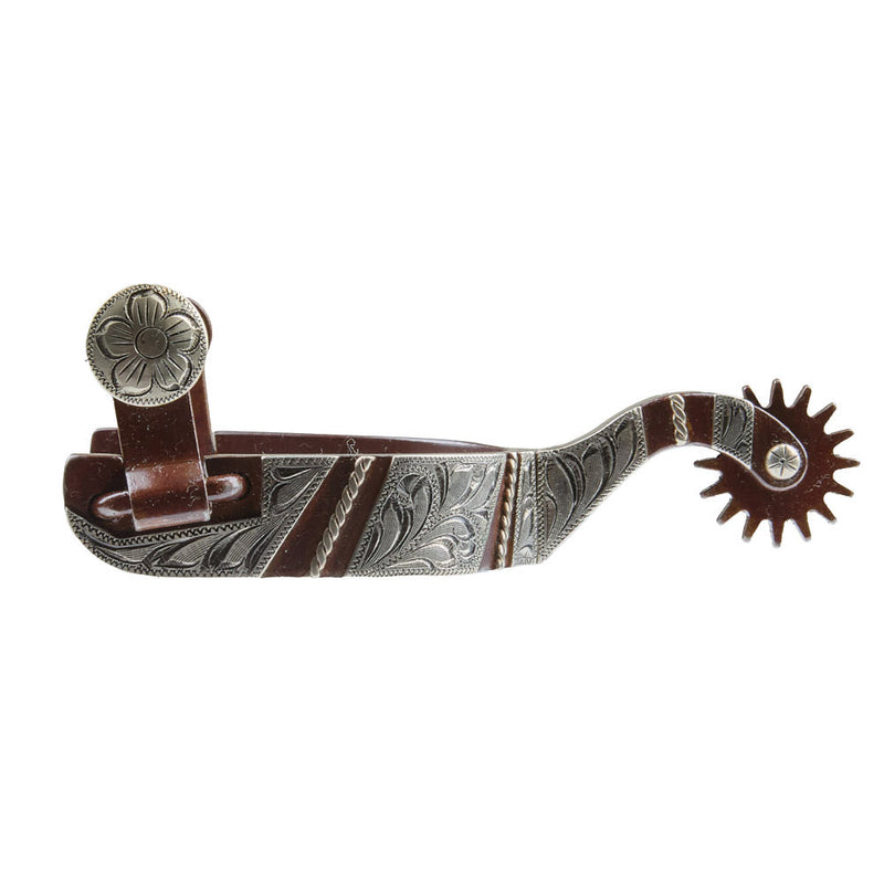 Tyler Ladies Antique Striped Rock Grinder Spurs