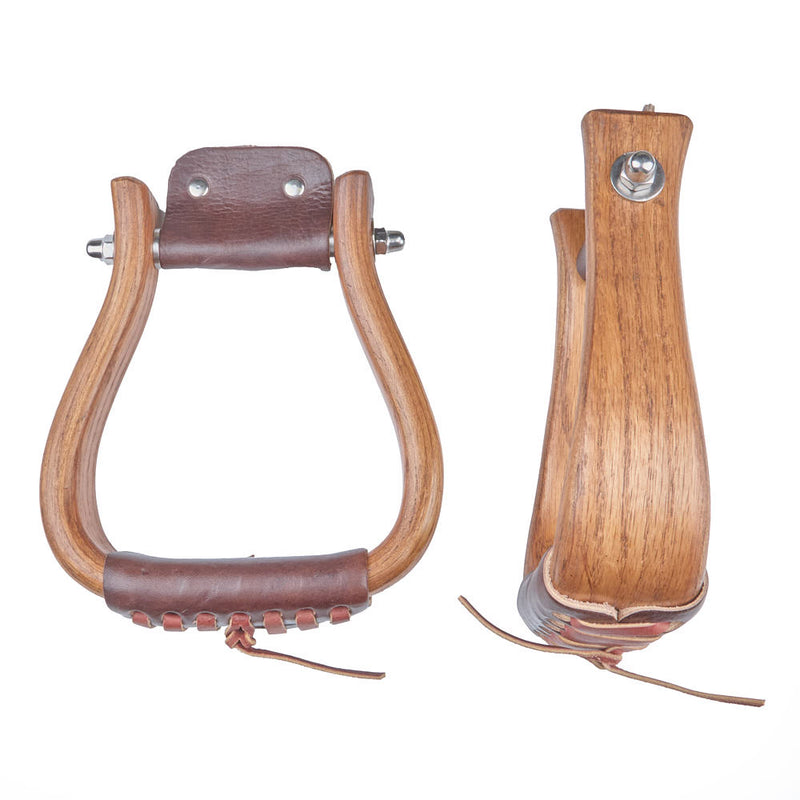 2in Ranchman Wood Flat Bottom Stirrups