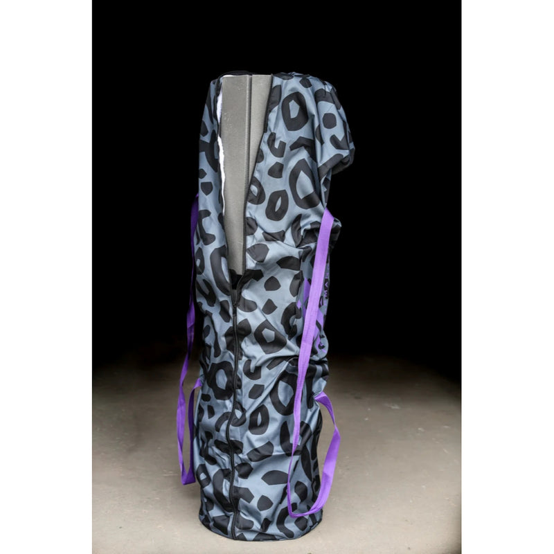 Portable Mat Storage Bag 6x9 Grey Leopard
