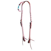 Zuni Pony Club Beaded Single Ear Headstall