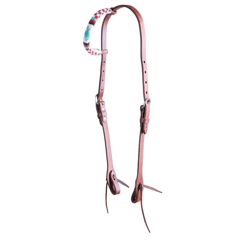 Zuni Pony Club Beaded Single Ear Headstall