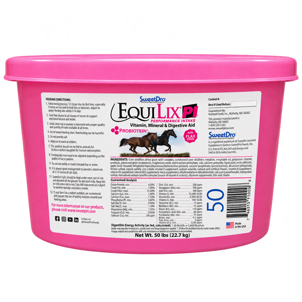 Equilix Tubs & Supplements