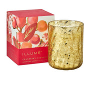 Cranberry Currant Small Crackle Glass Candle