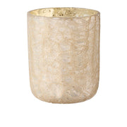 Winter White Crackle Candle