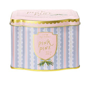 Pink Pine Printed Tin Candle