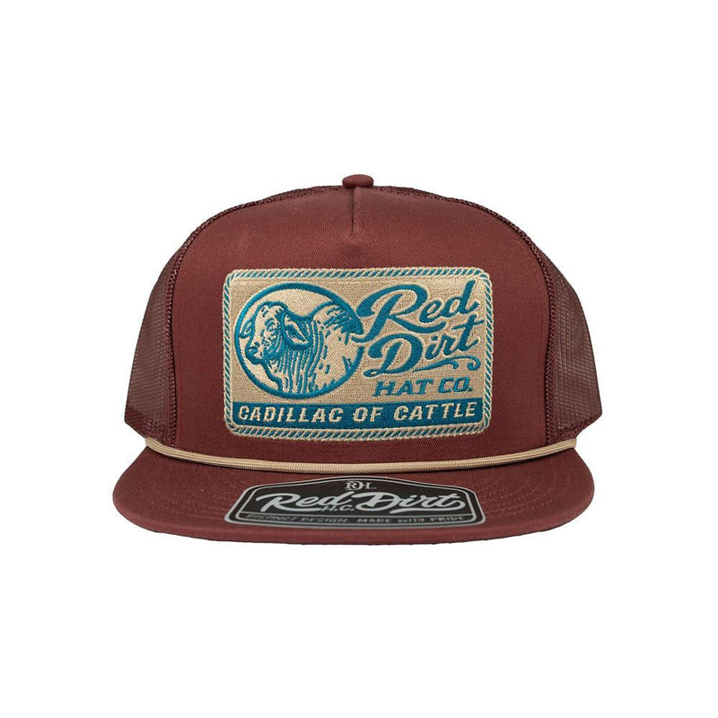 Burgundy Where's The Beef Cap