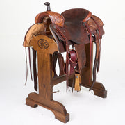 Used 16in 1/4 Breed Floral Scott Thomas Cowhorse Saddle