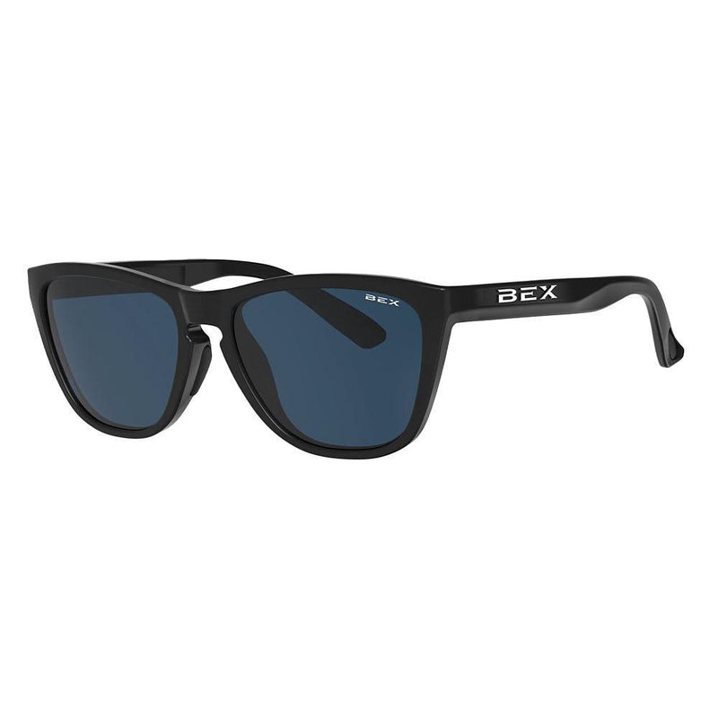 Appy Polished Black & Cobalt Sunglasses
