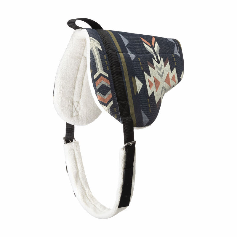 Santa Fe Navy Fleece Lined All Purpose Bareback Pad